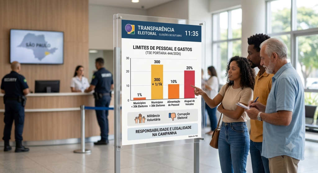 Limites de contratação para eleições 2026: transparência e ética